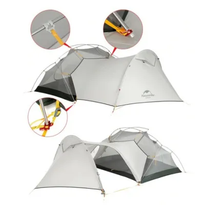 Тамбур до намету Naturehike Mongar 2 сірий NH17T007-Z - 2 - Robinzon.ua