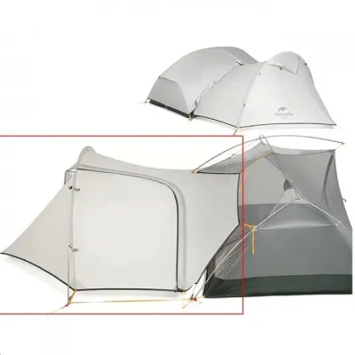 Тамбур до намету Naturehike Mongar 2 сірий NH17T007-Z - 4 - Robinzon.ua