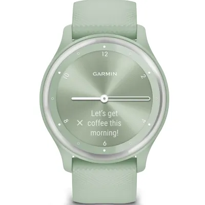 Фитнес часы Garmin vivomove Sport Cool Mint с силиконовым ремешком 010-02566-03 - 2 Фитнес часы Garmin vivomove Sport Cool Mint с силиконовым ремешком 010-02566-03 - 2 - Robinzon.ua