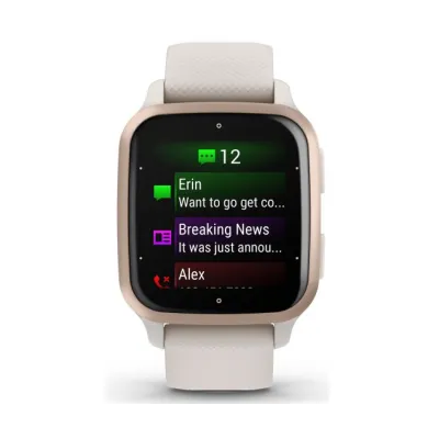 Смарт-часы Garmin Venu Sq 2 Music Edition айвори с персиково-золотистым безелем 010-02700-11 - 1 - Robinzon.ua