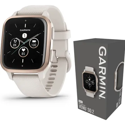 Смарт-часы Garmin Venu Sq 2 Music Edition айвори с персиково-золотистым безелем 010-02700-11 - 5 - Robinzon.ua