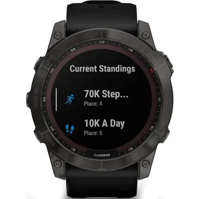 Спортивные часы Garmin Fenix 7X Sapphire Solar Carbon Gray DLC Titanium с силиконовым ремешком 010-02541-11 - 4 Спортивные часы Garmin Fenix 7X Sapphire Solar Carbon Gray DLC Titanium с силиконовым ремешком 010-02541-11 - 4 - Robinzon.ua