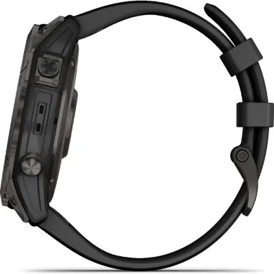 Спортивные часы Garmin Fenix 7X Sapphire Solar Carbon Gray DLC Titanium с силиконовым ремешком 010-02541-11 - 5 Спортивные часы Garmin Fenix 7X Sapphire Solar Carbon Gray DLC Titanium с силиконовым ремешком 010-02541-11 - 5 - Robinzon.ua