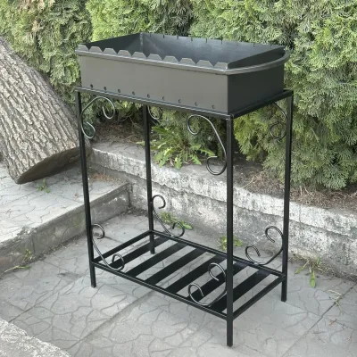 Мангал Mzavod Гефест на 9 шампурів 4мм на дровниці - 1 - Robinzon.ua