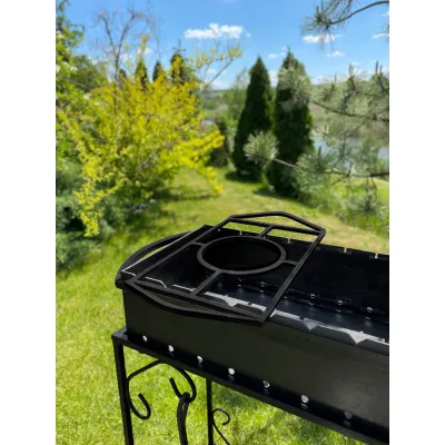 Универсальная подставка под казан Mzavod для мангала 510х270мм - 1 - Robinzon.ua