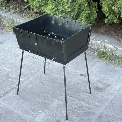 Мангал-чемодан Mzavod Пегас на 6 шампуров 2мм - 2 - Robinzon.ua