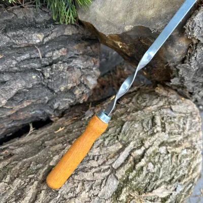 Шампур Mzavod з дерев'яною ручкою 580х10х3мм - 2 Шампур Mzavod з дерев'яною ручкою 580х10х3мм - 2 - Robinzon.ua