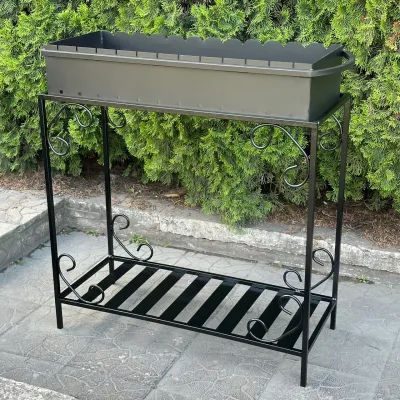 Мангал Mzavod Гефест 12 шампурів 3мм на дровниці - 1 - Robinzon.ua