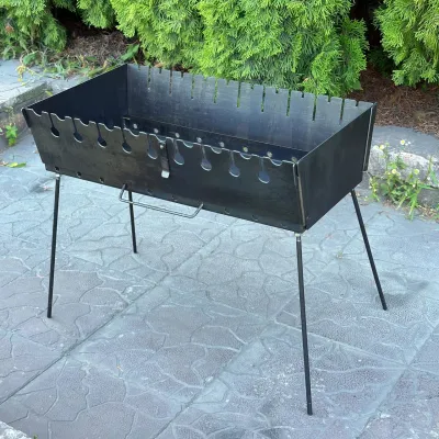 Мангал-валіза Mzavod Пегас на 10 шампурів 3мм - 1 - Robinzon.ua