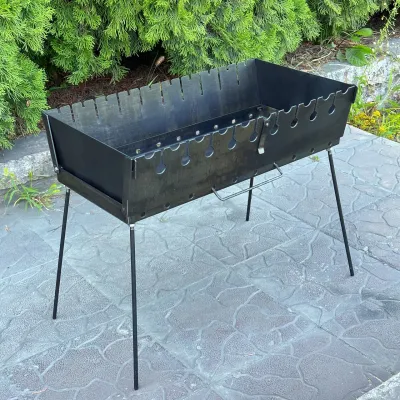 Мангал-валіза Mzavod Пегас на 10 шампурів 3мм - 2 - Robinzon.ua