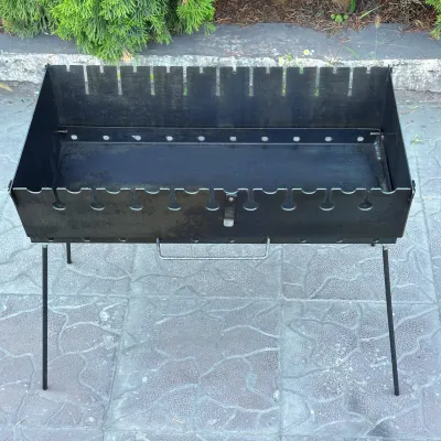 Мангал-валіза Mzavod Пегас на 10 шампурів 3мм - 4 - Robinzon.ua