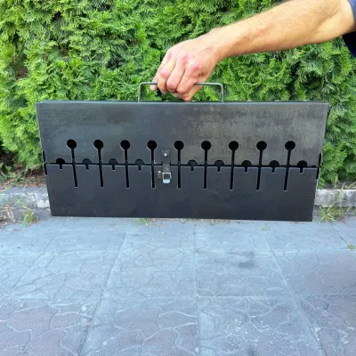 Мангал-валіза Mzavod Пегас на 10 шампурів 3мм - 5 - Robinzon.ua