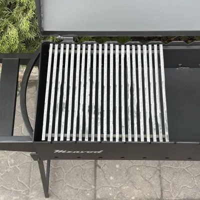 Мангал-барбекю Mzavod Икар на 9 шампуров 3мм портативный - 7 Мангал-барбекю Mzavod Икар на 9 шампуров 3мм портативный - 7 - Robinzon.ua