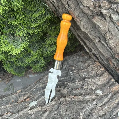 Вилка Mzavod с деревянной ручкой для снятия мяса 280х2мм светлая - 1 - Robinzon.ua