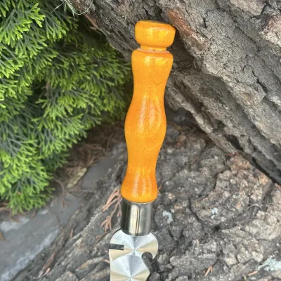 Вилка Mzavod с деревянной ручкой для снятия мяса 280х2мм светлая - 3 - Robinzon.ua