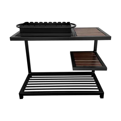 Мангал Mzavod Один на 9 шампуров 4мм в стиле LOFT - 4 - Robinzon.ua