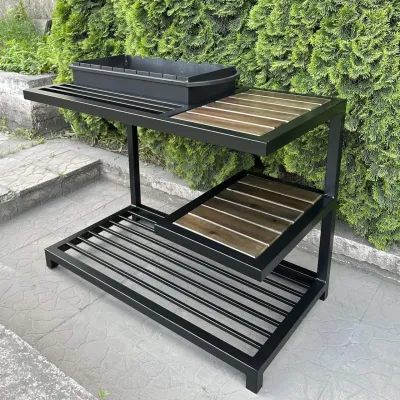 Мангал Mzavod Одін на 9 шампурів 4мм в стилі LOFT - 3 Мангал Mzavod Одін на 9 шампурів 4мм в стилі LOFT - 3 - Robinzon.ua