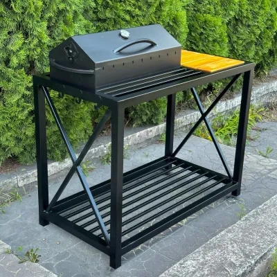 Мангал-барбекю Mzavod Тор на 9 шампуров 4мм в стиле LOFT - 4 - Robinzon.ua