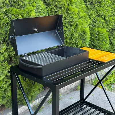 Мангал-барбекю Mzavod Тор на 9 шампуров 4мм в стиле LOFT - 5 - Robinzon.ua