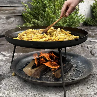 Сковорода з диску Mzavod Фрея 50см з кришкою - 5 Сковорода з диску Mzavod Фрея 50см з кришкою - 5 - Robinzon.ua