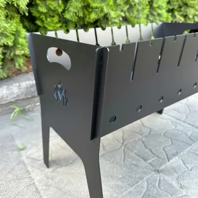 Розбірний мангал Mzavod Фенікс на 8 шампурів 2мм - 4 - Robinzon.ua