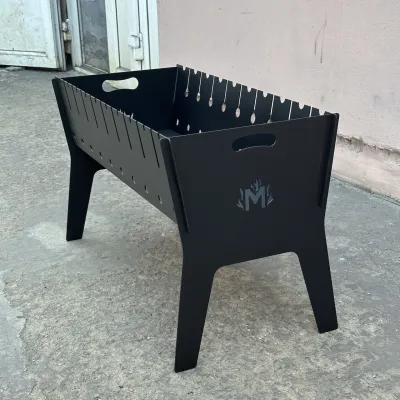 Розбірний мангал Mzavod Фенікс на 10 шампурів 3мм - 2 Розбірний мангал Mzavod Фенікс на 10 шампурів 3мм - 2 - Robinzon.ua