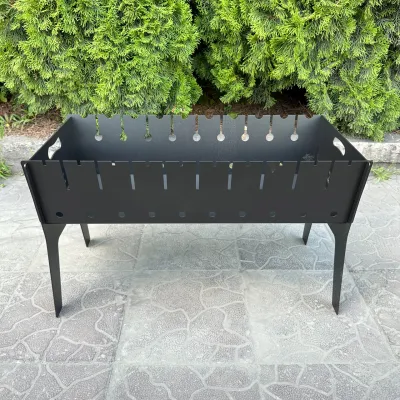 Розбірний мангал Mzavod Фенікс на 10 шампурів 3мм - 4 Розбірний мангал Mzavod Фенікс на 10 шампурів 3мм - 4 - Robinzon.ua