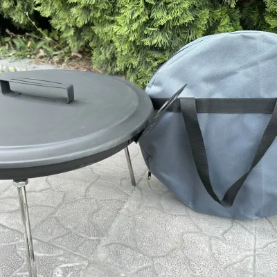 Сковорода з диску Mzavod Фрея 40см з кришкою та чохлом - 1 - Robinzon.ua