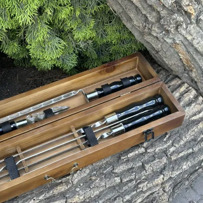 Подарочный набор Mzavod ШашлыКейс темный - 2 - Robinzon.ua