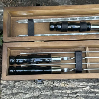 Подарочный набор Mzavod ШашлыКейс темный - 3 - Robinzon.ua