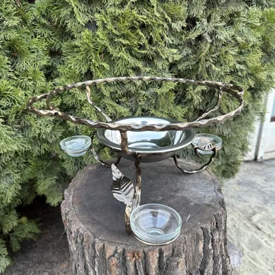 Садж для мяса Mzavod 36см с 3 соусницами - 4 - Robinzon.ua