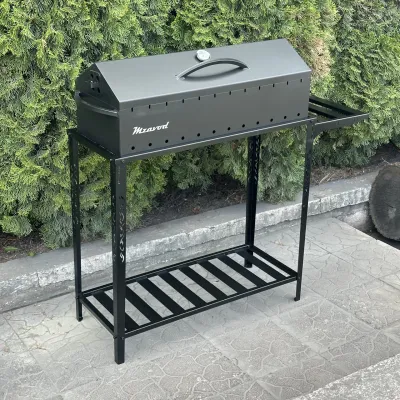 Мангал-барбекю Mzavod Прометей на 12 шампуров 3мм на дровнице - 2 - Robinzon.ua