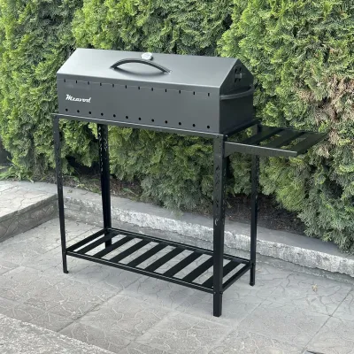 Мангал-барбекю Mzavod Прометей на 12 шампуров 3мм на дровнице - 3 - Robinzon.ua