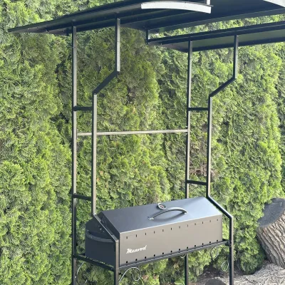 Мангал-барбекю Mzavod Зевс на 12 шампуров 4мм с крышей - 3 - Robinzon.ua