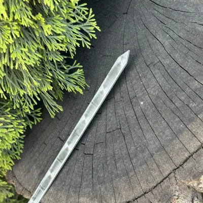 Шампур Mzavod с деревянной ручкой 740х12х3мм темный - 2 Шампур Mzavod с деревянной ручкой 740х12х3мм темный - 2 - Robinzon.ua