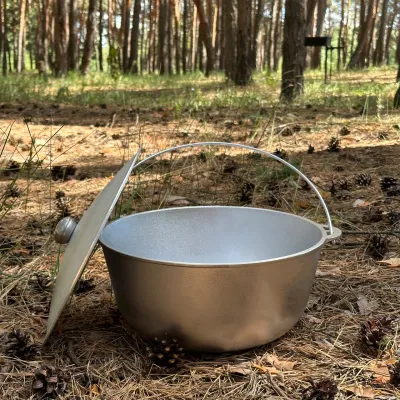 Казан КТА-08 алюмінієвий з дужкою та кришкою 8л - 1 Казан КТА-08 алюмінієвий з дужкою та кришкою 8л - 1 - Robinzon.ua