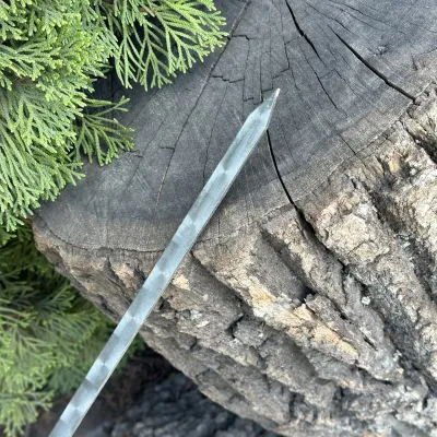 Шампур Mzavod с деревянной ручкой 630х12х3мм мраморный - 2 - Robinzon.ua