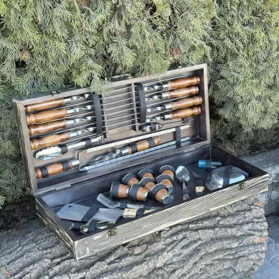 Подарочный набор Mzavod Магнат темная текстура - 1 - Robinzon.ua