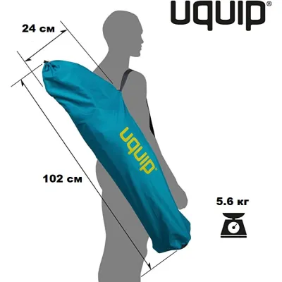 Кресло раскладное Uquip Becky Blue/Grey (244026) - 4 - Robinzon.ua