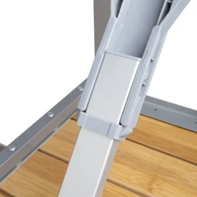 Стол Bo-Camp Bamboo Brown/Silver (1404800) - 4 - Robinzon.ua