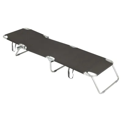 Ліжко розкладне Bo-Camp Sun Lounger 3 Positions Anthracite (1304480) - 5 - Robinzon.ua