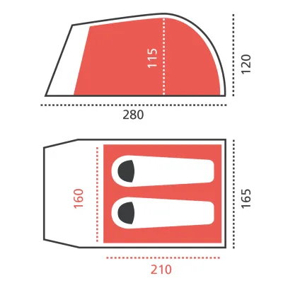 Намет Grand Canyon Topeka 2 Capulet Olive (330005) - 4 - Robinzon.ua