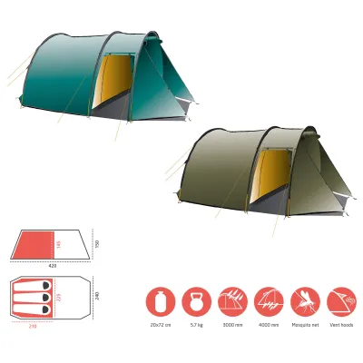 Намет Grand Canyon Robson 3 Capulet Olive (330027) - 4 - Robinzon.ua