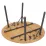 Стіл Bo-Camp Poundbury Round 90x90 cm Brown (1404656) - 5 - Robinzon.ua