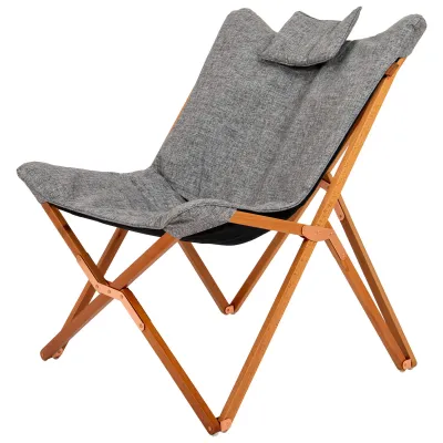 Крісло розкладне Bo-Camp Bloomsbury L Grey (1200370) - 5 - Robinzon.ua