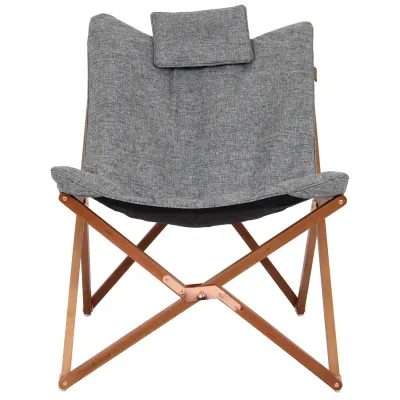 Крісло розкладне Bo-Camp Bloomsbury M Grey (1200369) - 6 - Robinzon.ua