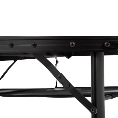 Стіл Bo-Camp Woodbine Oval 100x70 cm Black/Wood look (1404185) - 5 - Robinzon.ua