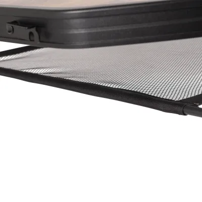 Стол Bo-Camp Melrose Oval 120x80 cm Black/Wood look (1404220) - 4 - Robinzon.ua