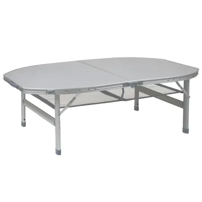 Стол Bo-Camp Premium Oval 120x80 cm Grey (1404420) - 3 - Robinzon.ua