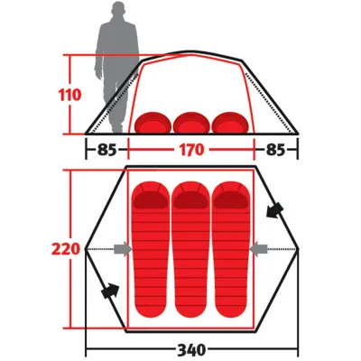 Намет Wechsel Charger 3 TL Laurel Oak (231009) - 2 - Robinzon.ua